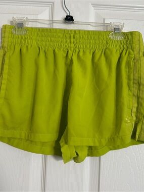 adidas Women's Neon Lime Athletic Shorts